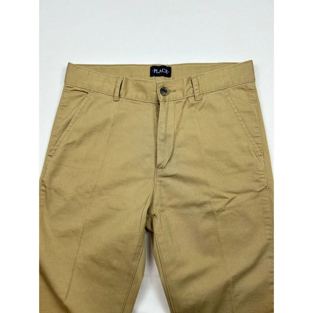THE CHILDREN'S PLACE Boys Khaki Pants Size 14 - Excellent Pre-Loved Condition